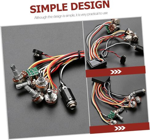 BESPORTBLE Bass Active Preamp Circuit for Guitar and Bass Replacement Circuit Kit Design for Musicians Suitable for DIY Refitting and Enhancing Sound in Saudi Arabia
