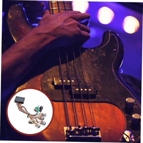 BESPORTBLE Bass Active Preamp Circuit for Guitar and Bass Replacement Circuit Kit Design for Musicians Suitable for DIY Refitting and Enhancing Sound in Saudi Arabia