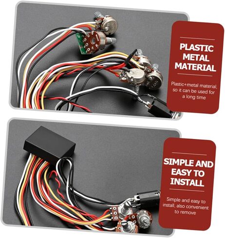 BESPORTBLE Bass Active Preamp Circuit for Guitar and Bass Replacement Circuit Kit Design for Musicians Suitable for DIY Refitting and Enhancing Sound in Saudi Arabia