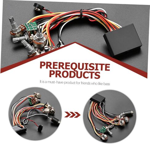 BESPORTBLE Bass Active Preamp Circuit for Guitar and Bass Replacement Circuit Kit Design for Musicians Suitable for DIY Refitting and Enhancing Sound in Saudi Arabia