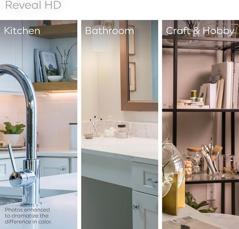 GE Reveal HD+ LED Light Bulbs, 60 Watt, A19 Bulbs (4 Pack) in Saudi Arabia