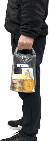 DRLOKPAK حقيبة شفافة معتمدة من الاستاد، حقيبة محفظة شفافة مقاومة للماء، حقيبة كروس جافة للحفلات الموسيقية، صالة الألعاب الرياضية، حفلات التخرج، السفر في الهواء الطلق، حفلات نادي الشاطئ in Kuwait