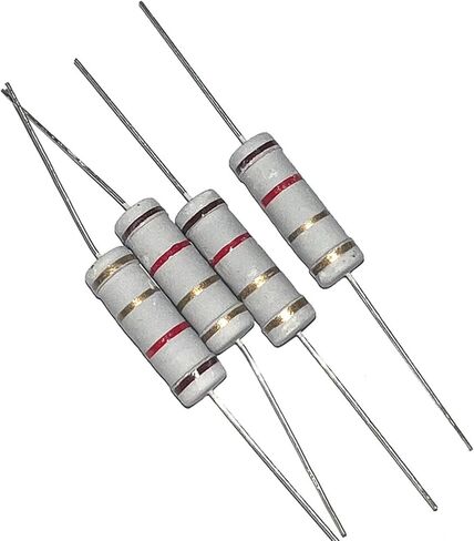 10Pcs 5W 5% Carbon Film Resistor 1R2 12R 120R 1K2 12K 120K 1.2 12 120 R K Ohm 1.2R 12R 120R 1R-1M(CF 5W 8R2 10pcs) in Saudi Arabia