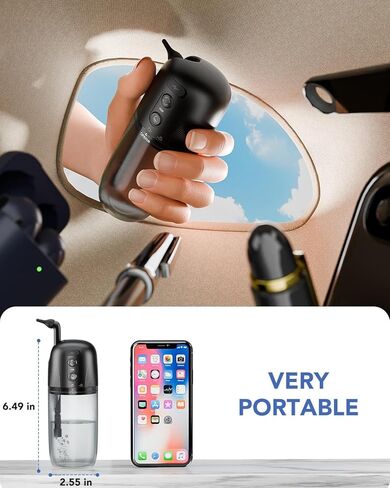 إزالة شمع الأذن الكهربائية، مجموعة تنظيف الأذن مع منظف الأذن الذي يعمل بالطاقة المائية، تتميز بـ 3 إعدادات للضغط و12 نصيحة بديلة، أداة فعالة لتنظيف الأذن in Kuwait