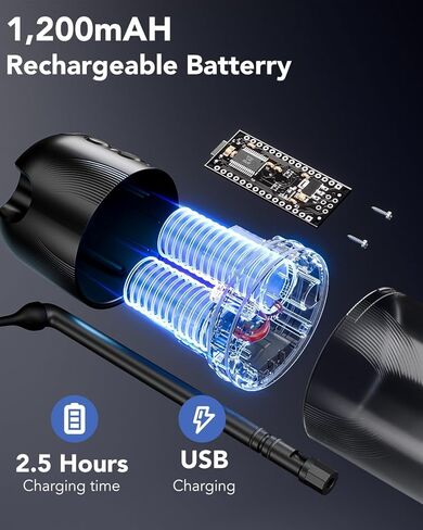 إزالة شمع الأذن الكهربائية، مجموعة تنظيف الأذن مع منظف الأذن الذي يعمل بالطاقة المائية، تتميز بـ 3 إعدادات للضغط و12 نصيحة بديلة، أداة فعالة لتنظيف الأذن in Kuwait