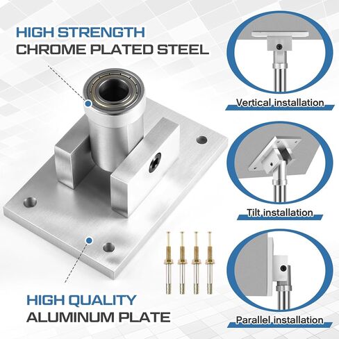 Universal Pole Dance Fixed Plate for Slanted Ceilings Top Plate Pole Dance Accessory for Home More Safety and Stability in Kuwait