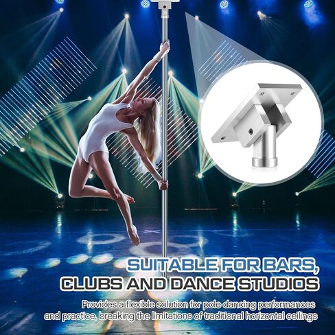 Universal Pole Dance Fixed Plate for Slanted Ceilings Top Plate Pole Dance Accessory for Home More Safety and Stability in Kuwait