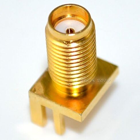 SMA Female Jack Edge Launch nut Bulkhead for .062'' PCB Board RF Coax Connector in Saudi Arabia
