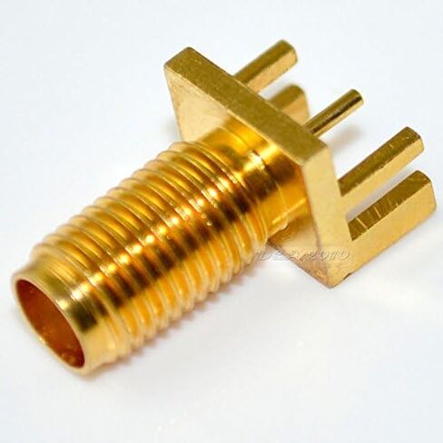 SMA Female Jack Edge Launch nut Bulkhead for .062'' PCB Board RF Coax Connector in Saudi Arabia