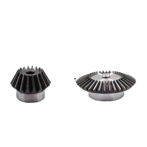 2pcs 1:2 Bevel Gear 3 Modulus 12Teeth + 24Teeth Hole 12mm-14mm 90 Degree Steel Gears Steel Gears Screw M5 in Saudi Arabia