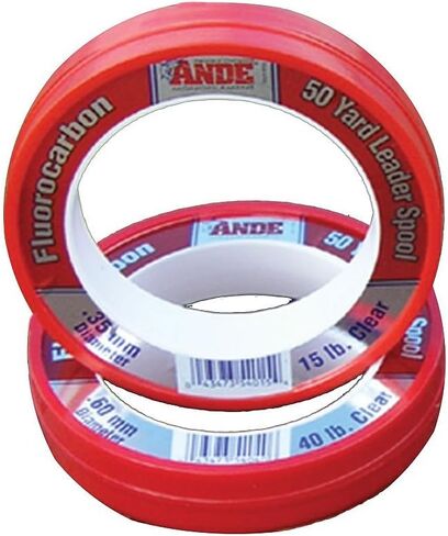 Ande FCW50-80 مادة رائدة من الفلوروكربون، بكرة بطول 50 ياردة، اختبار بوزن 80 رطل، لمسة نهائية شفافة in Kuwait