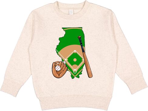 سترة بيسبول إنكتاستيك إلينوي الماسية مع مضرب وقفاز للأطفال الصغار in Kuwait