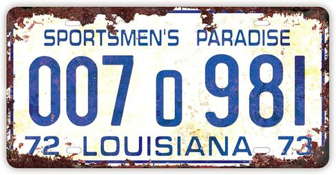 Shark Autopsy Prop Replica Metal Stamped License Plate, Vintage Distressed Style 6x12 Inch in Saudi Arabia