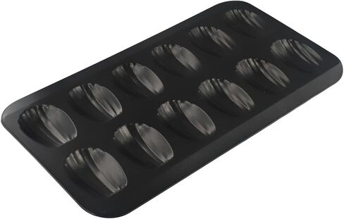 Cake and Cookie Shell Pan, 12-Cavity Stainless Steel Nonstick Bakeware for Cupcakes, for Muffins, and Homemade Desserts, Oven for Microwave Freezer Dishwasher Safe in Kuwait