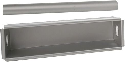 Aluminum Alloy Loaf Pan with Center Tube, Non-Stick Square Bread Baking Pan for Cake, for Meatloaf, Pudding, Dishwasher Safe, Silver in Kuwait