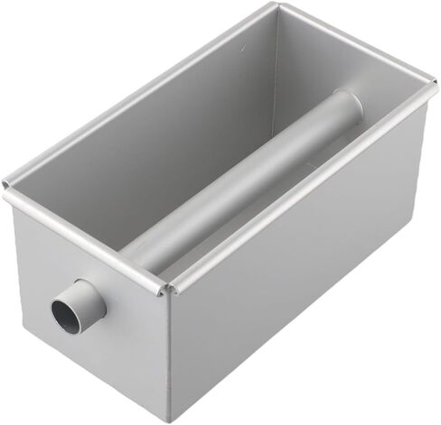 Aluminum Alloy Loaf Pan with Center Tube, Non-Stick Square Bread Baking Pan for Cake, for Meatloaf, Pudding, Dishwasher Safe, Silver in Kuwait