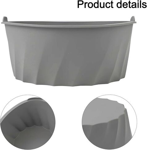 Reusable Silicone Slow Cooker Liner for 6-8 Quart Oval Crock Pot,Dishwasher Safe,Heat Resistant to 440°F,for 28.5 x 21.5 x 13 cm,for Microwave Oven Air Fryer Refrigerator,Black in Kuwait