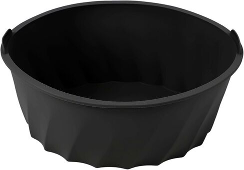 Reusable Silicone Slow Cooker Liner for 6-8 Quart Oval Crock Pot,Dishwasher Safe,Heat Resistant to 440°F,for 28.5 x 21.5 x 13 cm,for Microwave Oven Air Fryer Refrigerator,Black in Kuwait