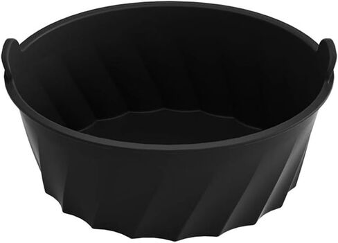 Reusable Silicone Slow Cooker Liner for 6-8 Quart Oval Crock Pot,Dishwasher Safe,Heat Resistant to 440°F,for 28.5 x 21.5 x 13 cm,for Microwave Oven Air Fryer Refrigerator,Black in Kuwait