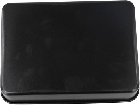 Baking Pan Carbon Steel Non-Stick Deep Brownie Tray 26x19x6cm for Oven Cakes Bread Lasagna Casseroles Roasting Vegetables Black in Kuwait