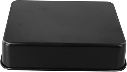 Baking Pan Carbon Steel Non-Stick Deep Brownie Tray 26x19x6cm for Oven Cakes Bread Lasagna Casseroles Roasting Vegetables Black in Kuwait