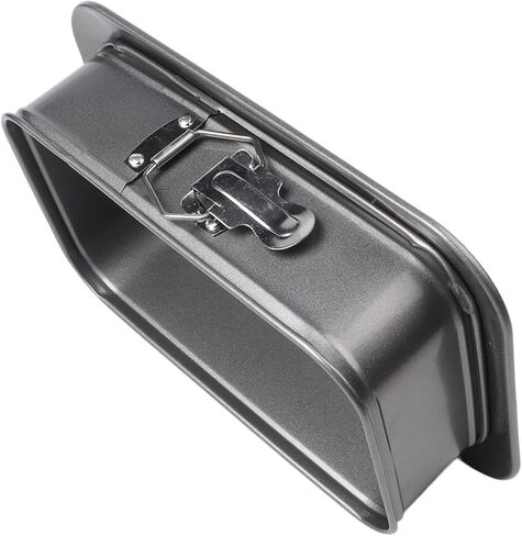 Cake Pan with Removable Bottom, Carbon Steel Rectangular Baking Tin for Cheesecake, Tiramisu, for Mousse, Pizza and for More, 28x18x6.5cm Black in Kuwait