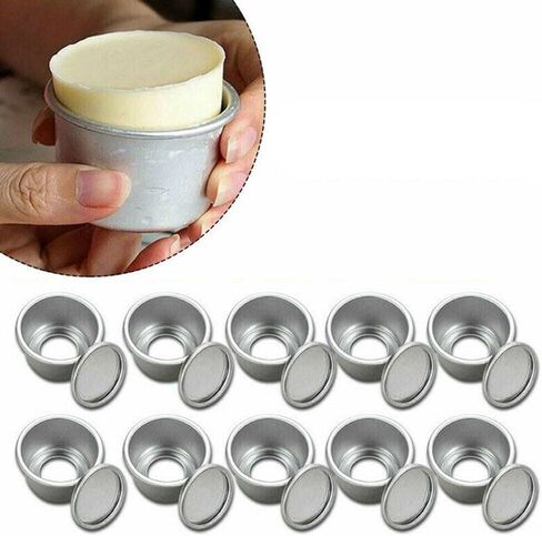Aluminum Alloy for Mini Cake Pan Set with Removable Bottom for Baking Desserts, 2 Inch Round Pudding for Mold, Nonstick Bakeware, Pack of 6 in Kuwait