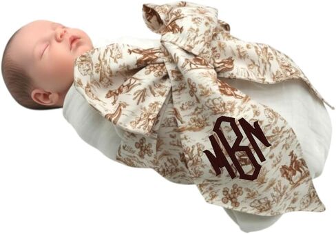 Morxy Personalized Newborn Swaddle Sash-Cotton Maternity Sash with Big Bowknot - Custom Sash for Baby Girls & Boys - Cute Baby Accessory for Newborn Photography Props and Nursery Décor (Pink) in Kuwait