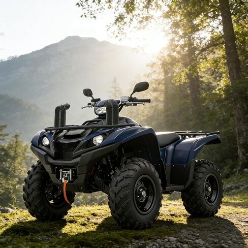 مجموعة أدوات الغطس السوداء ATV متوافقة مع 2016-2022 Yamaha Grizzly 700 Kodiak 700 من البلاستيك المطلي in Saudi Arabia