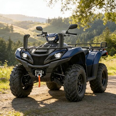 مجموعة أدوات الغطس السوداء ATV متوافقة مع 2016-2022 Yamaha Grizzly 700 Kodiak 700 من البلاستيك المطلي in Saudi Arabia