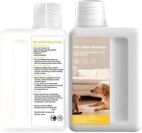 محلول رائحة الحيوانات الأليفة، 16.9 أونصة. متوافق مع Roborock Qrevo 35A / Qrevo S/Qrevo S5V / Qrevo Pro / S70 Pro Ultra / S80 Pro Ultra / S85 Pro Ultra (1 قطعة) in Kuwait