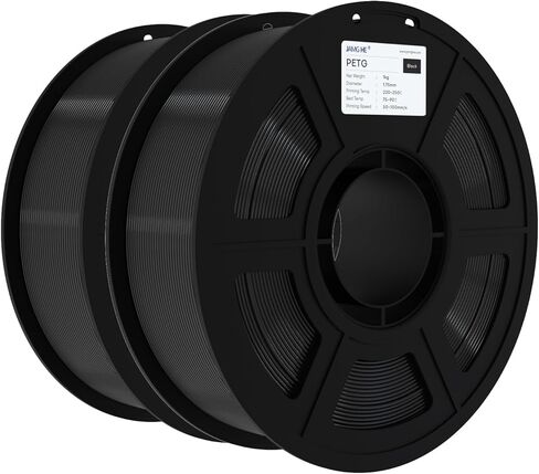 خيوط PETG للطابعة ثلاثية الأبعاد، JAMG HE 1.75 مم 1 كجم دقة +/- 0.02 مم بكرة خيوط PETG لإعادة تعبئة الطباعة ثلاثية الأبعاد (برتقالي) in Kuwait