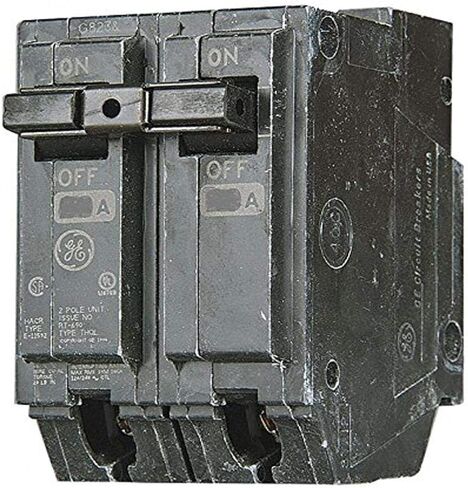 CAI - GE THQL2160 GE Plug in Circuit Breaker, THQL, Number of Poles 2, 60 Amps, 120/240VAC, Standard, Color in Kuwait