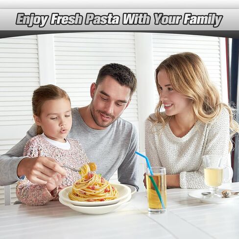 ماكينة صنع المعكرونة سيلنوفو، ماكينة صنع المعكرونة 180 دوارة، 9 إعدادات سمك قابلة للتعديل، ماكينة صنع المعكرونة 2 في 1 مع بكرات وقطاعة، مثالية للسباغيتي أو الفيتوتشيني أو اللازانيا أو الزلابية باللون الفضي in Kuwait