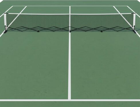 شبكة محمولة قابلة للسحب بطول 22 قدمًا، تجميع مجاني وحقيبة حمل مع إطار معدني ثابت للعب التنافسي والترفيهي in Kuwait