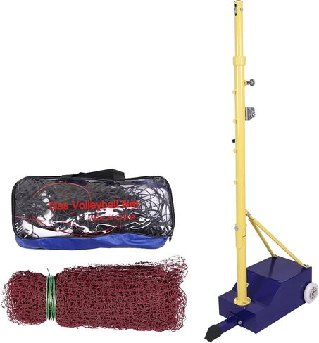 حامل شبكي لتنس الريشة الطائرة وحامل شبكي للكرة الطائرة قابل للتعديل ومتعدد الوظائف مزود بعجلات لحديقة الفناء الخلفي in Kuwait