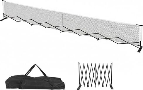 Generic Retractable Net 22FT Net System with Steady Metal Frame Free Assembly & Carry Bag for Recreational & Competitive Play in Saudi Arabia