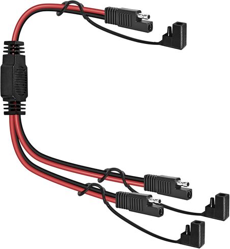 Solar Connectors for 2 Solar Panels,IP68 Waterproof Tool-Free Solar Cable Splitter, MC4 Compatible Connectors 10AWG 4 to 2 Y-Branch Parallel Adapter for Solar Cable Extension (1.65FT) in Saudi Arabia