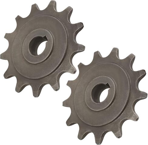 Create idea 2 Pcs 13 Tooth Sprocket Bicycle Chain Gear Replacement Part Pinion Sprocket Electric Scooter Motor 13 Tooth 11mm ID Sprocket for 1016Z2 Z3 1018 Geared Motors in Saudi Arabia