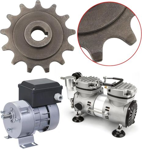 Create idea 2 Pcs 13 Tooth Sprocket Bicycle Chain Gear Replacement Part Pinion Sprocket Electric Scooter Motor 13 Tooth 11mm ID Sprocket for 1016Z2 Z3 1018 Geared Motors in Saudi Arabia