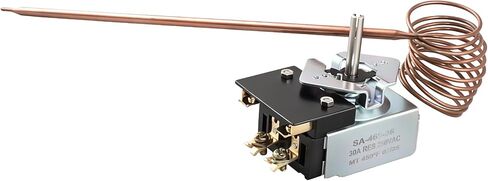 SA-465-36 Electric Griddle Thermostat, Compatible with Star Max Griddle 2T-Z5958 MFG 2T-Z5958 MFG Z5958 Thermostat Control Replacement for AllPoints 46-1368,Temp 100-450F in Kuwait