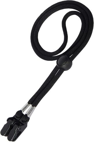 Adjustable Hat Strap with Clip, Black, Anti-Lost, Anti-Wind Design for Outdoor Activities in Kuwait