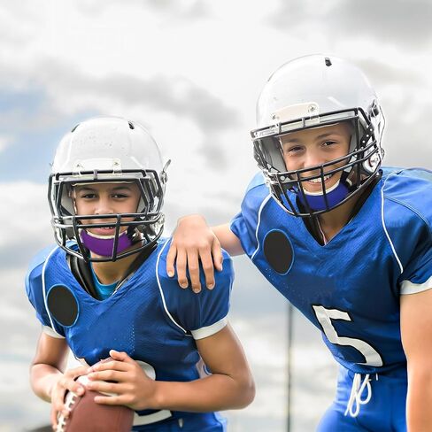 Football Chin Pad, Football Chin Cover Helmet Pad Polyester Sport Accessories One Size Fits All - Fitting for (Rugby/Lacrosse/Biking) in Saudi Arabia
