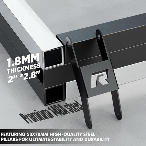 مقعد وزن قابل للتعديل من RitFit مكون من 3 أقسام، مقعد تمرين بسعة 1600 رطل لصالة الألعاب الرياضية المنزلية، 21 مستوى من الضغط على المقعد مع بطانة سميكة، معدات تمرين قابلة للطي لتدريب القوة in Kuwait