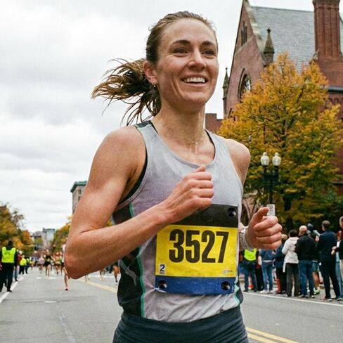 4 أزواج من مشابك مريلة السباق المغناطيسية، حامل رقم سباق الماراثون بإبزيم مغناطيسي لتثبيت مريلة السباق، معدات الجري للجري في سباق الترياتلون (أسود) in Kuwait