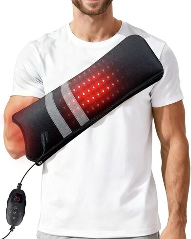 Red Light Therapy Glove for Hand & Wrist 150 LEDs Infrared Light Therapy for Finger Joint Relief, 17"x4" Portable Red Light Therapy Pad for Body & Arm, 660nm 850nm Dual Wavelength, Gifts for Women in Saudi Arabia