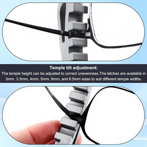 أداة تعديل إطار النظارات متعددة الوظائف، كماشة احترافية لثني هيكل النظارات ووسادة الأنف، طقم إصلاح النظارات، متوافق مع الإطارات المعدنية/التيتانيوم/الفولاذ المقاوم للصدأ in Kuwait