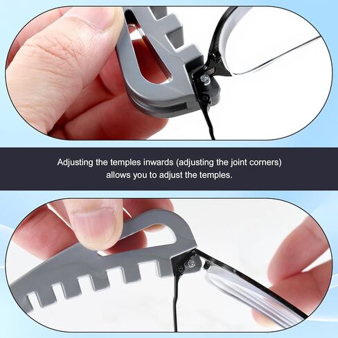 أداة تعديل إطار النظارات متعددة الوظائف، كماشة احترافية لثني هيكل النظارات ووسادة الأنف، طقم إصلاح النظارات، متوافق مع الإطارات المعدنية/التيتانيوم/الفولاذ المقاوم للصدأ in Kuwait