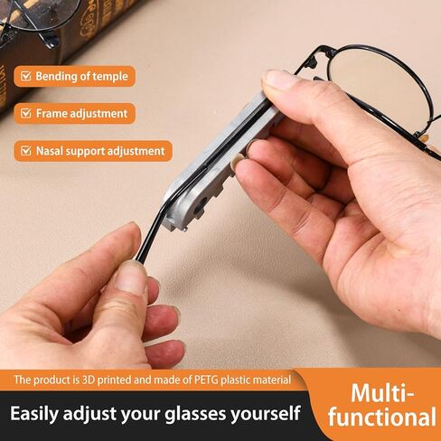 2PCS Eyeglass Frame Adjustment Tool, Eyeglass Frame Bender & Temple Arm Repair Tool, Professional Glasses Adjustment Kit for DIY Glasses Repair at Home in Kuwait