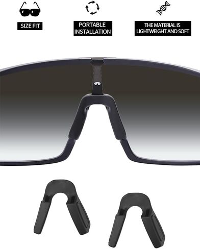 Black Silicone Replacement Piece Nose Pads for XREAL 1S AR/XR Glasses Oakley Jawbreaker OO9290 Oakley Asian Jawbreaker OO9290 in Kuwait